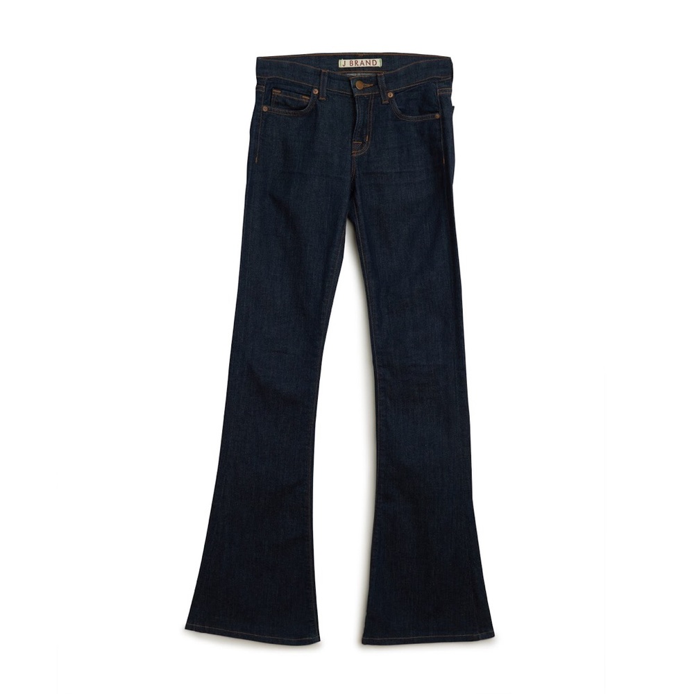 J BRAND MARTINI FLARE DARK DENIM JEANS
